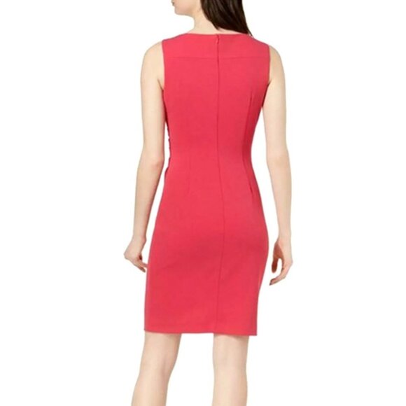 CALVIN KLEIN Side ruched dress - Picture 2 of 9